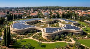 Organic 3D printed concrete building in Israel 2026